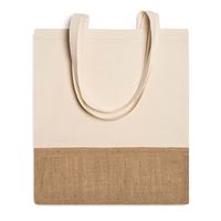 SHOPPER IN COTONE E JUTA
